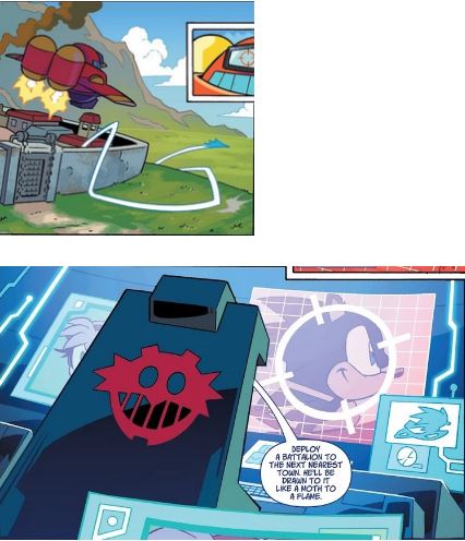 Sonic IDW Excerpt  Sonic & Knuckles Vs Neo Metal Sonic 